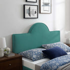 Modway Dawn Performance Velvet King/California King Headboard - Teal-Plywood and MDF Construction