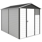 Outsunny Garden Shed - 9' x 6' - Dark Grey-Suitable for holding plenty of garden and outdoor items