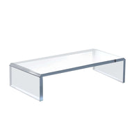 Azar - Support d'ordinateur portable en acrylique - 7,75 po x 15 po - Transparent-Vendu en paquets d'un