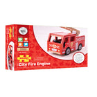 Bigjigs Toys City Fire Engine-Lift and swivel the ladder to reach up high, putting out fires or saving cats from trees