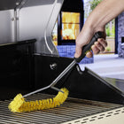 Mr. Bar-B-Q - Brosse en forme de U à poils en nylon pour gril-Coins recouverts de poils pour un nettoyage à 180°