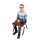 Bouncyband - Coussin sensoriel lavable en peluche pour genoux, chiot-CONFORT SENSORIEL : Le soulagement sensoriel thérapeutique est bénéfique pour tous les enfants, y compris ceux atteints de TDAH, d'autisme et de troubles du traitement sensoriel