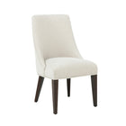 Manhattan Comfort Beever 22" Modern Chenille Upholstered Dining Chair - Cream - Set of 2-Gently Sloped Backrest Provides Ergonomic Support