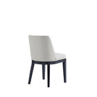 Manhattan Comfort Gansevoort 19" Modern Faux Leather Upholstered Dining Chair - Stone Grey - Set of 4-Made to Last. Commercial Grade Product