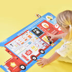 Banana Panda Make-a-Match Puzzle - Fire Truck-Kids Play, Learn and Grow With This Puzzle - a fun hands-on way to learn about the solar system, arranging and assembling puzzle pieces also trains perception, concentration and visual memory