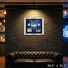 Darryl Sittler Career Collage - Framed Print - 35" x 31"-Finished size: 35.5x31.5