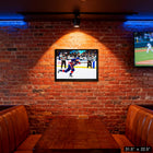 Frameworth Matthew Schaefer New York Islanders Action - Framed Canvas - 31.5" x 22.5"-Designed and manufactured in Canada by Frameworth with over 32 years of experience at our North York facility