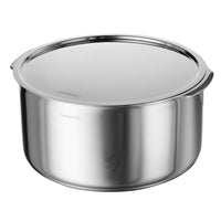 Tramontina - Utsava Casserole couverte en acier inoxydable à 3 couches-Conçu pour la célébration : construction à 3 couches assurant une cuisson rapide et uniforme pour des repas partagés