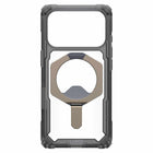UAG Plasma XTE Compatible with MagSafe Rugged Case for iPhone 17 Pro - Ash/Titanium-Integrated Kickstand