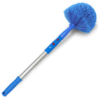 Gritt Commercial Cobweb Duster Brush - 6 11/16" Cobweb Corner Duster Brush - 20" Pole-Handle Material: Aluminum