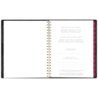 Mead - West Village Agenda hebdomadaire/mensuel non daté - 12 mois - 11 po H x 9 po l - grand - couverture rigide en tissu-Format des pages : 11 po H x 8 1/2 po l