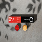 Delta Q Qharacter Espresso Capsules - 10 Pack-Unique Taste - Delta Q Qharacter espresso capsules deliver a coffee with firm body, slight acidity, and notes of caramel and dried fruits. Experience a premium blend of beans from the Ivory Coast, Brazil and Colombia.