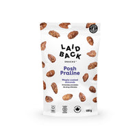 Laid Back Snacks Posh Praline - Maple Coated Almonds - 130g-Carbon Neutral Certified