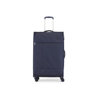 Bugatti Amsterdam Large Softside Luggage - Navy-Made of new resistant TPU material*, providing water resistance for worry-free travel in any conditions