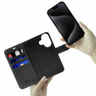 Blu Element Folio 2-in-1 Compatible with MagSafe Case for iPhone 17 - Black-Precision fit with easy access to all ports