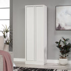 Sauder Merton Hall Storage Cabinet - White-Adjustable shelving: Three adjustable shelves and one fixed shelf for the ultimate storage versatility. Each adjustable shelf has a maximum weight capacity of 25 lb