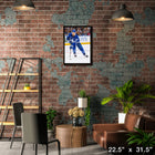 Auston Matthews Maple Leafs Action - Framed Canvas - 22" x 31"-Officially licensed by the NHL and NHLPA