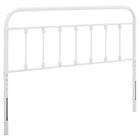 Modway Sage Metal King Headboard - White-Metal King Headboard