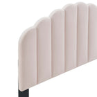 Modway Veronique Performance Velvet Full/Queen Headboard - Pink-Dense Foam Padding