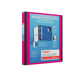 Staples Better Binder - 1-1/2" - Pink-Longer lasting, easier to use