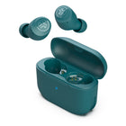 Jlab GO Air POP True Wireless Earphones - Teal-Dual Connect. Use either earbud independently or use both together. A built-in MEMS microphone in each bud ensures clear calls.