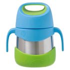 b.box - Insulated Food Jar - 335ml - Ocean Breeze-Kid-friendly design with easy-grip handles, spork tucked in, and removable parts for growing independence