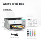 Epson EcoTank ET-2980 Wireless All-in-One Colour Supertank Printer - White-ZERO CARTRIDGE WASTE — Join the club with the millions of EcoTank owners who’ve already helped to reduce millions of pounds of plastic from going into landfills 