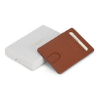 Champs - Porte-cartes d'accès en cuir Onyx - Marron-Fenêtre d'identification facile d'accès