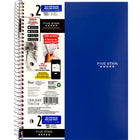 Five Star 2-Subject Premium Notebook, 3-Hole Punched, Assorted Colours, 8-1/2" x 11", 240 Pages-Premium paper provides a smooth, easy writing experience