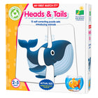 University Games The Learning Journey My First: Heads & Tails - Fun First Puzzle For Preschoolers - Animal Matching Puzzle For Toddles -Early Learning Animal Puzzle-Introduce key problem-solving skills