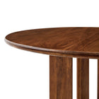Modway Rivian Round 48" Wood Dining Table - Walnut-9