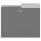 Alfred Sung File Folder - Letter Size - Grey-File folder to store letter-size documents