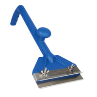 Razor Griddle Scraper with Plastic Handle-Safety splash guard protects against grease splatters