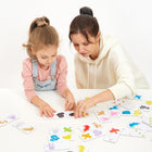 Banana Panda Let's Play Color Dominoes 28-Piece Set-A Game for Kids and Parents to Enjoy Together - playing together is great fun and fosters parent-child interaction, turning play time into important bonding time