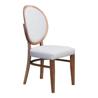 Chaise Regents  Noyer & Gris Pâle-Chaise