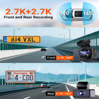 Vantrue E2 2.7K Dual Front and Rear Dash Cam with 64 GB SD Card-Smart voice control allows drivers to control the dashcam using simple voice commands for safer driving