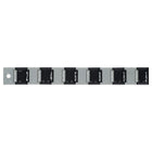 Merangue Accordion Folding Ruler - 12" - Black/Grey-Folding ruler