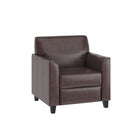 Flash Furniture Hercules Diplomat Wood Reception Sets, Brown (BT827SETBN)-Fixed Back and Seat Cushions