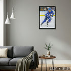 William Nylander Maple Leafs Action - Framed Canvas - 22" x 31"-Ready to hang - arrives fully assembled