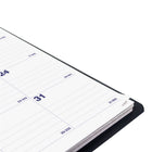 Blueline 2025-2026 Essential 16-Month Monthly Planner - 9-1/4" x 7-1/4" - Black - Bilingual-50% post-consumer recycled paper