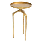 Ensemble de Tables d'Appoints Como Or Antique-23.3H x 13.3W x 13.3D