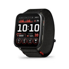 Garmin - Venu X1 - Noir avec fond en titane ardoise et bracelet en nylon ComfortFit noir-Écran facile à utiliser : consultez vos données sur notre plus grand écran AMOLED de 2 pouces avec verre saphir résistant aux rayures. Portez-le toute la journée grâce à son boîtier en titane léger, son design élégant et son bracelet en nylon ComfortFit