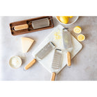 Minimal Coarse Grater with Wooden Handle-Handle with magnets to keep all grater together