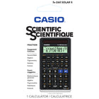 Casio fx260 SolarII Scientific Calculator-Polar/Rectangular, fraction/decimal conversions