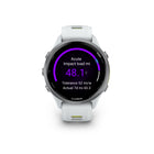 Garmin Forerunner 970 Smartwatch - Titanium with Whitestone Case and Whitestone/Translucent Amp Yellow Band-FULL-COLOR MAPPING - Whether you’re running on city streets or riding densely covered trails, the Forerunner 970 smartwatch provides full-color, built-in mapping — now even more dynamic, intuitive and simpler to follow.