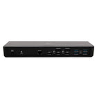 C2G - Station d’accueil USB-C 12-en-1 à triple écran - Noir-Prend en charge les résolutions HDMI et DisplayPort jusqu’à 4K, pour visualiser le contenu de votre écran en Full HD