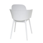 Dura Housewares Granada Chair - White - 4 Pack-4