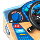 Vroom & Zoom - Tableau de bord en bois-Idéal pour la coordination œil-main, le jeu imaginatif et pour aider à enseigner les causes et les effets.