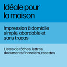 HP - Imprimante tout-en-un sans fil DeskJet 2842e scanner-copieur - Lilas brillant-CONCEPTION COMPACTE ET DURABLE - Conçue pour s'adapter à n'importe quelle maison, avec au moins 60 % de plastique recyclé