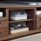 Manhattan Comfort Richmond 60" Traditional TV Stand - Brown-Includes 2 Deep Full Extension Drawers, 2 Open Shelves, and 2 Closed Back Shelves